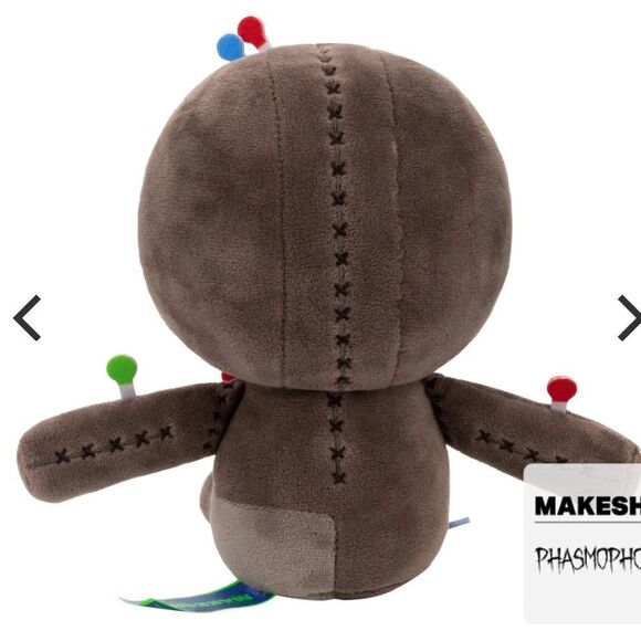 Makeship Cursed Voodoo Doll Plushie Brown NWT in packaging - Picture 5 of 11